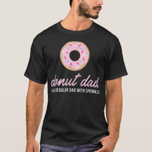 Mens Doughnut dad , Funny Cute Sprinkles Trendy Gi T-Shirt