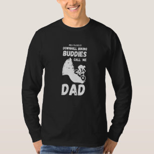 Mens Downhill Biking Buddies Dad Cycling Biker Mou T-Shirt