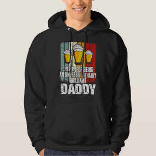 Mens Drink Cheers For Being Un Beer Lievably Dadd Hoodie