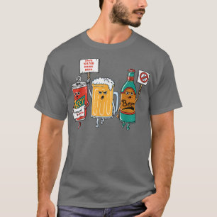Mens Drinking Beer Funny T-Shirt