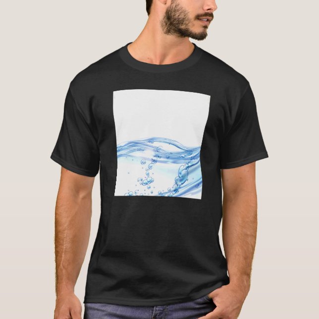 Mens Drinking Water Pattern   T-Shirt (Front)
