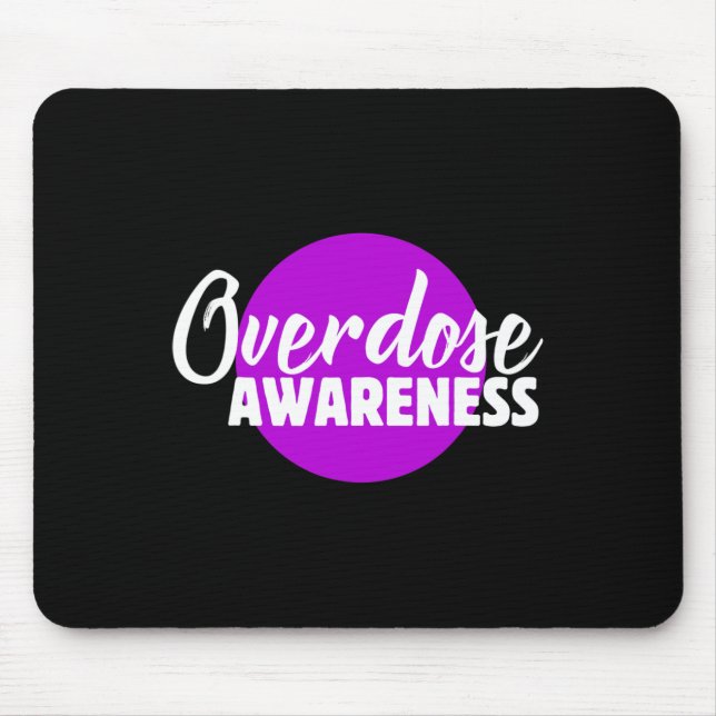 Mens Drug Overdose Awareness Oploid Faith Hope End Mouse Mat (Front)
