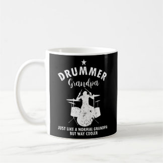 Mens Drummer Grandpa Like Normal Grandpa But Way Coffee Mug
