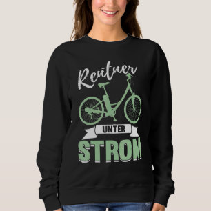 Mens E Bike Mountain Bike Bicycle Pensioner Under Sweatshirt
