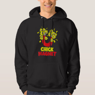 Mens Easter Boys Chick Magnet Yellow Chicks Dig Me Hoodie