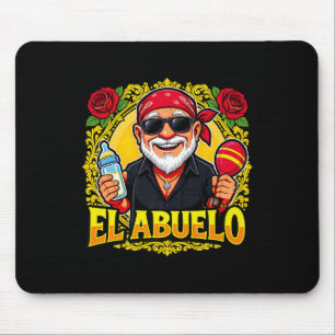 Mens El Abuelo Funny Design For Mexican Grandpas P Mouse Mat