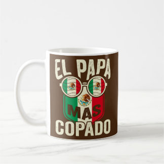 Mens El Papa Mas Copado Mexican Dad And Husband Coffee Mug