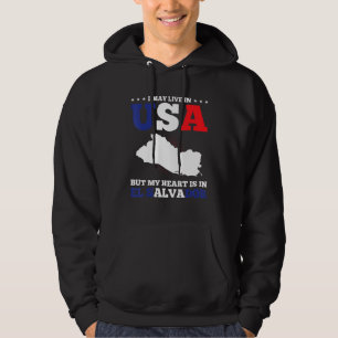 Mens El Salvador  Salvador Flag Salvadoran 3 Hoodie