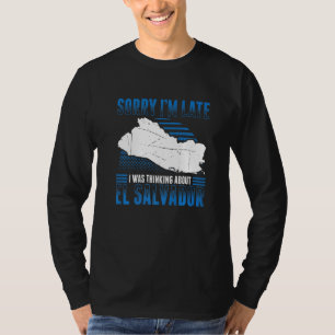 Mens El Salvador Salvador Flag Salvadoran T-Shirt