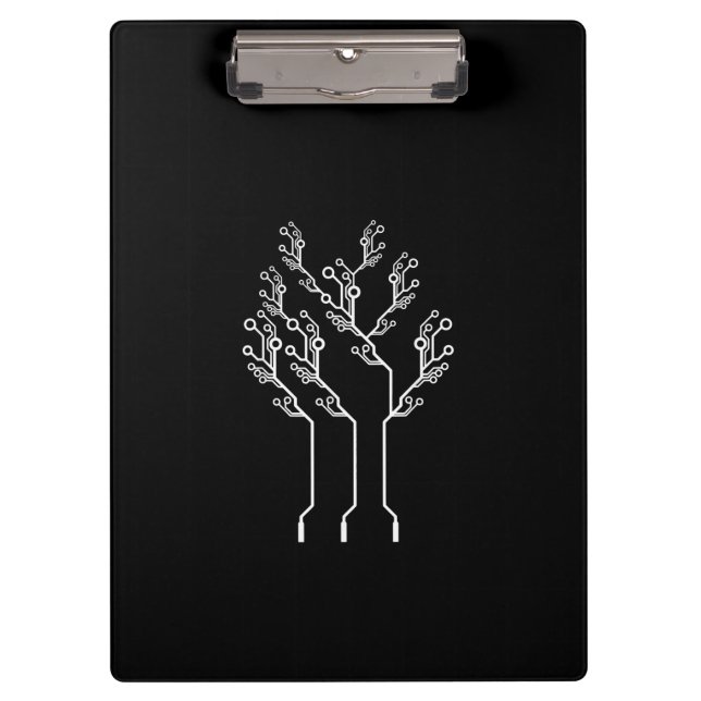 Mens Electrician Electrical Engineer Computer Nerd Clipboard (Front)