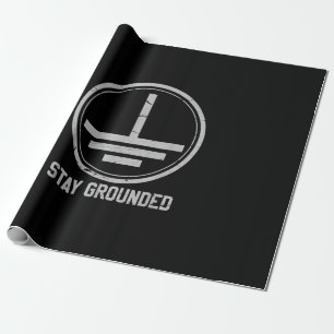 Mens Electrician - Stay Grounded Funny Nerd Wrapping Paper