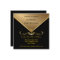 Men's Elegant Gold Black 60th Brithday Invitations