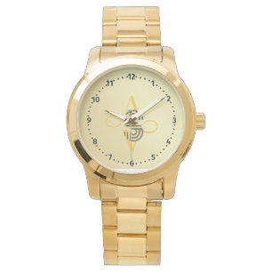 Men's Elegant Gold Oversized Bracelet Classic Watch