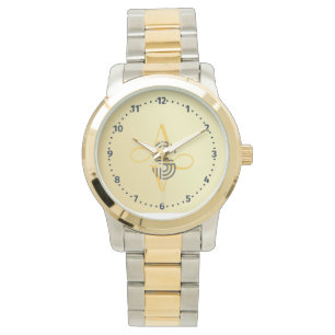 Men's Elegant Gold Oversized Bracelet Classic Watch