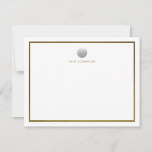 Men's Elegant Golfing Card