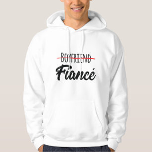 Mens Engagement Announcement Couples Boyfriend Fia Hoodie