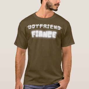 Mens Engagement Boyfriend Fiance Married Man Weddi T-Shirt