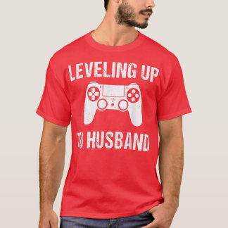 Mens Engagement Tee for Groom Husband Funny Video 