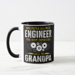 Mens Engineering Dad Grandpa Engineer  Mug<br><div class="desc">Mens Engineering Dad Grandpa Engineer Gift. Perfect gift for your dad,  mum,  papa,  men,  women,  friend and family members on Thanksgiving Day,  Christmas Day,  Mothers Day,  Fathers Day,  4th of July,  1776 Independant day,  Veterans Day,  Halloween Day,  Patrick's Day</div>