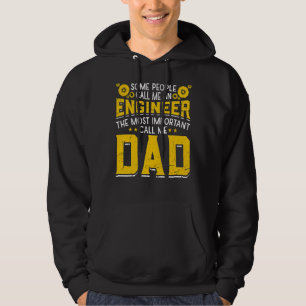 Mens Engineering Grandpa Dad Engineer Hoodie