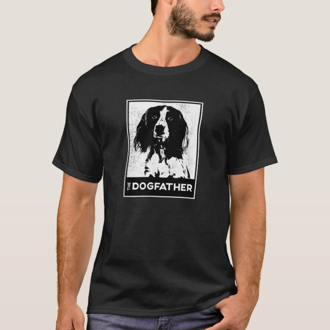 Mens English Springer Spaniel The Dog father Dog D T-Shirt (Front)