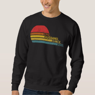Mens Epic Husband since 2003 Wedding Anniversary R Sweatshirt