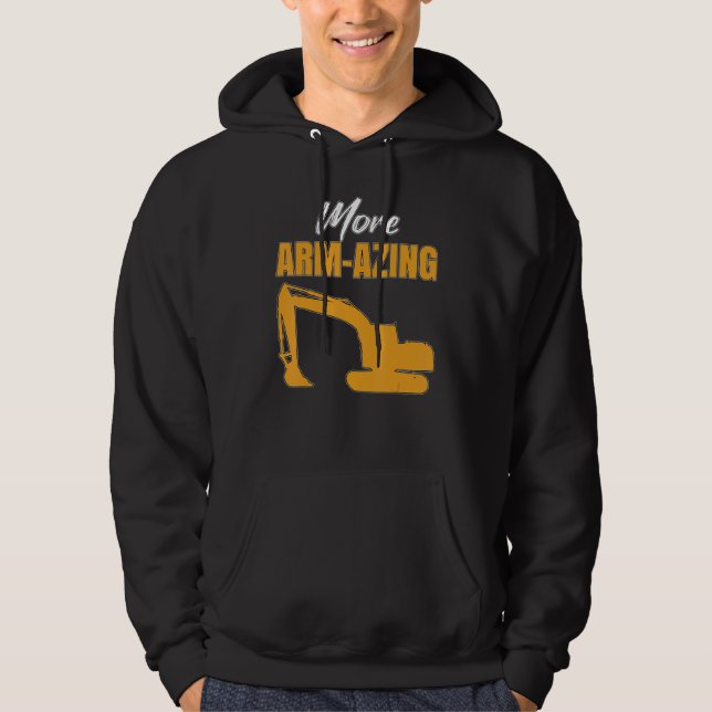 Mens Excavator Toys and Accessories - More Armazin Hoodie (Front)