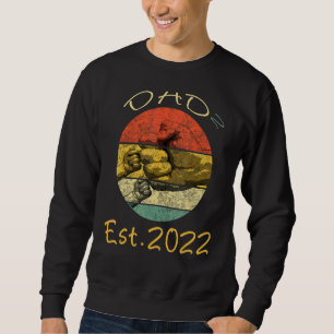 Mens Expectant Dad Second Child Twins Father Fathe Sweatshirt