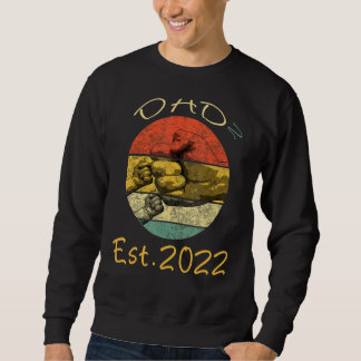 Mens Expectant Dad Second Child Twins Father Fathe Sweatshirt