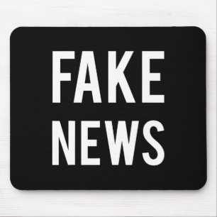 Mens Fake News Media Politics Trump Supporter Repu Mouse Mat