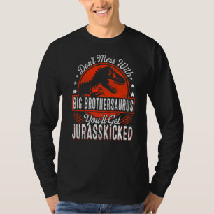 Mens Family Matching Big Brother Dinosaurs Christm T-Shirt