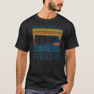 Mens Farming Breed Vintage American Landrace Pig T-Shirt