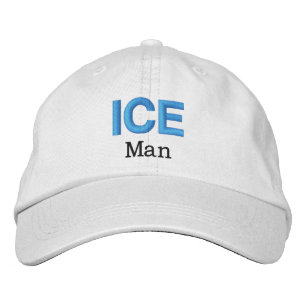 Mens Fashion Funny Novelty Golf ICE MAN Embroidered Hat