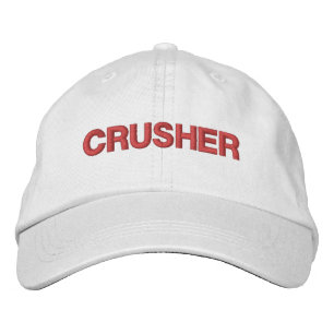 Mens Fashion Funny Novelty Golf Nickname CRUSHER Embroidered Hat
