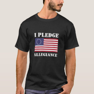 Mens Fashion Patriotic I PLEDGE ALLEGIANCE T-Shirt