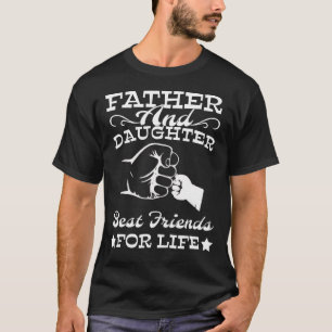 Mens Father And Daughter Best Friends For Life Fat T-Shirt