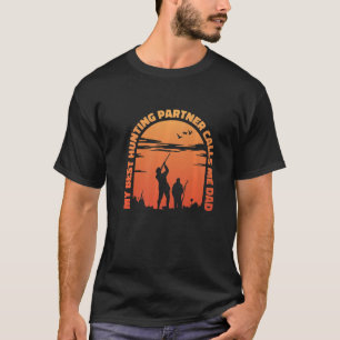 Mens Father And Son Hunter My Best Hunting Partner T-Shirt