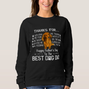 Mens Father Day Dad  Men Cocker Spaniel Dad Dog Sweatshirt