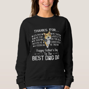 Mens Father Day Dad Men Pembroke Welsh Corgi Dad Sweatshirt