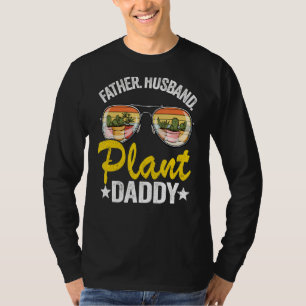 Mens Father Husband Plant Daddy Succulent Gardener T-Shirt