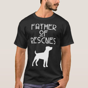 Mens Father Of Rescues ACR276c Dog T-Shirt