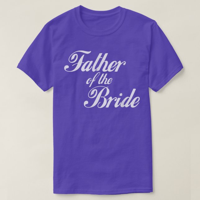 Mens Father of the Bride T-Shirt (Design Front)
