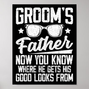 Mens Father Of The Groom Wedding Costume Grooms Fa Poster