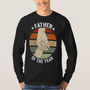 Mens Father Of The Year New Dad Happy Daddy  Fathe T-Shirt