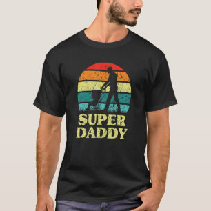 Mens Father's Day Best Dad Ever Retro Sunset Fathe T-Shirt