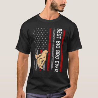 Mens Father's Day Best Nonno Ever With US American T-Shirt