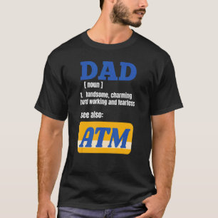Mens Father's Day  Dad Definition Joke Papa Daddy  T-Shirt