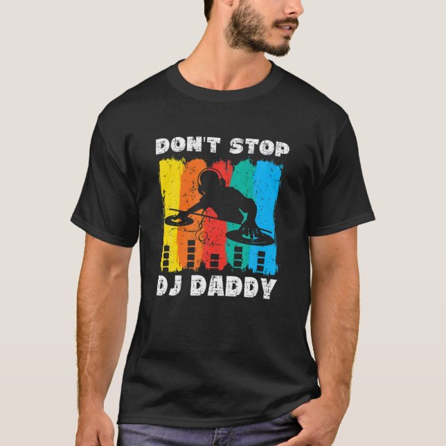 Mens Fathers Day Dj Daddy T-Shirt (Front)