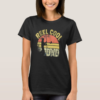 Mens Fathers Day Fishing Reel Cool Dad T-Shirt