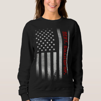 Mens Fathers Day For Papa Best Grandpop Ever Us Sweatshirt
